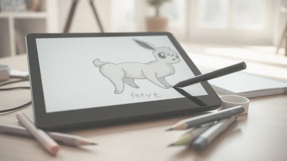 Jak dodać szczegóły nóg i uszu Eevee?