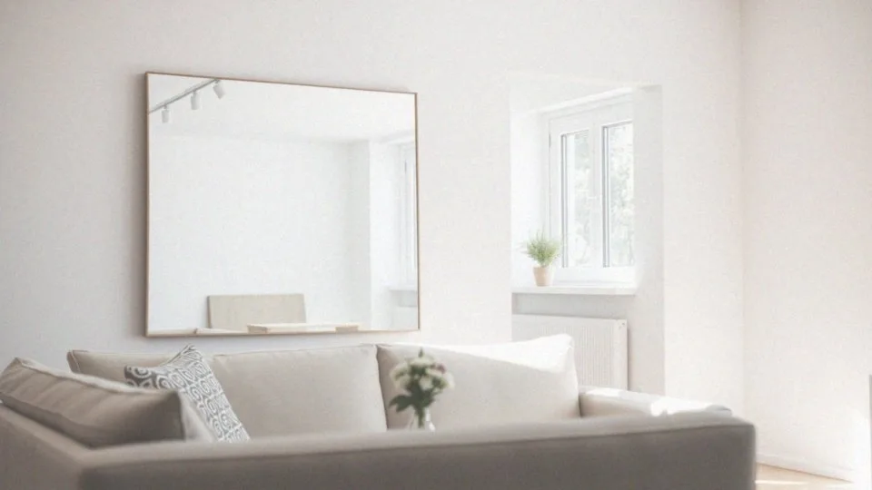 Jakie są najlepsze miejsca do wieszania luster w salonie?