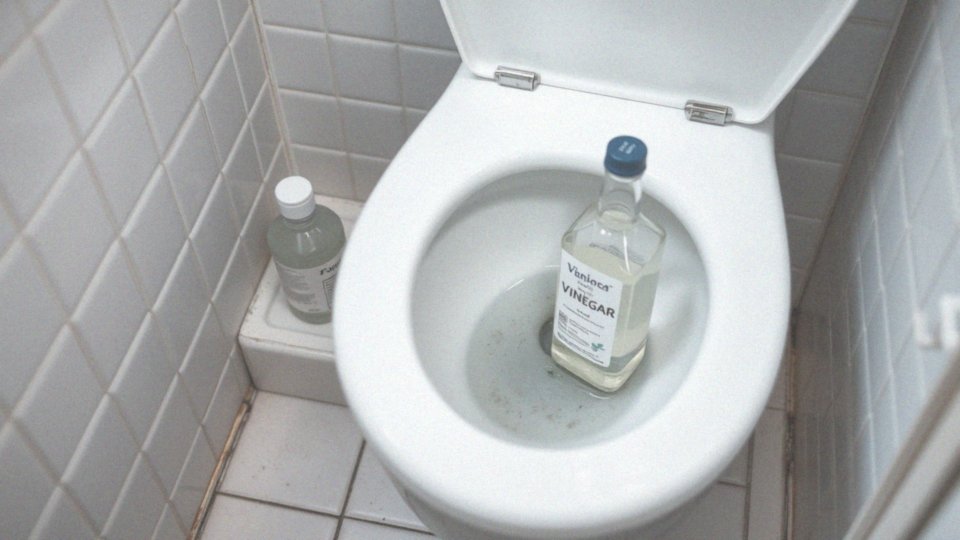 Jak ocet może pomóc w usunięciu kamienia z toalety?