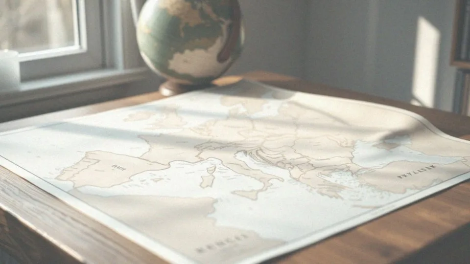 Co to jest mapa polityczna Europy?