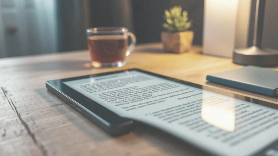 Jakie ustawienia wpływają na komfort czytania ebooków?