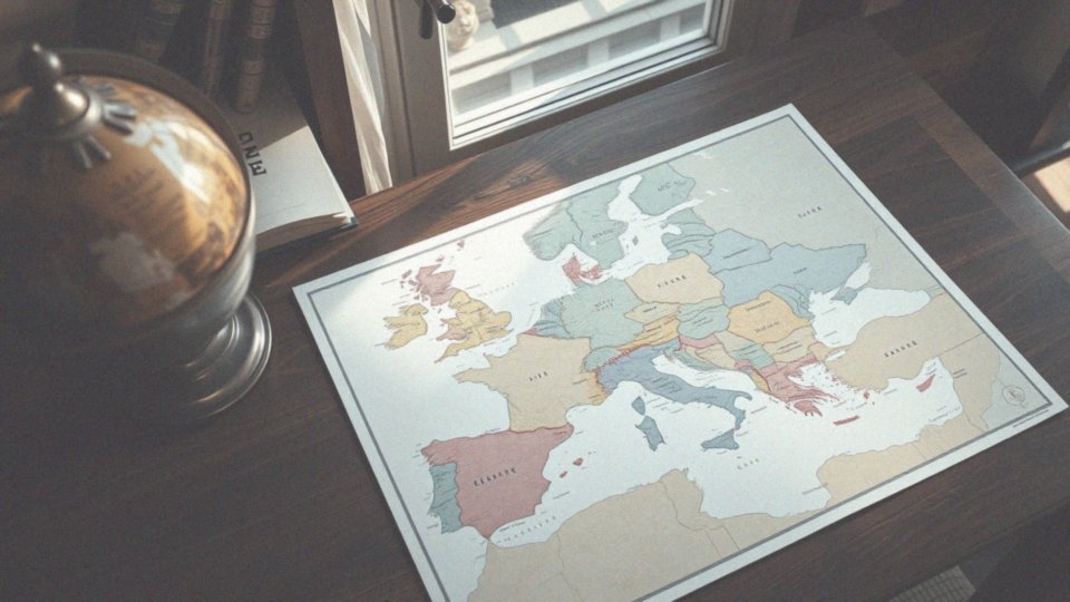 Co przedstawia mapa polityczna Europy?