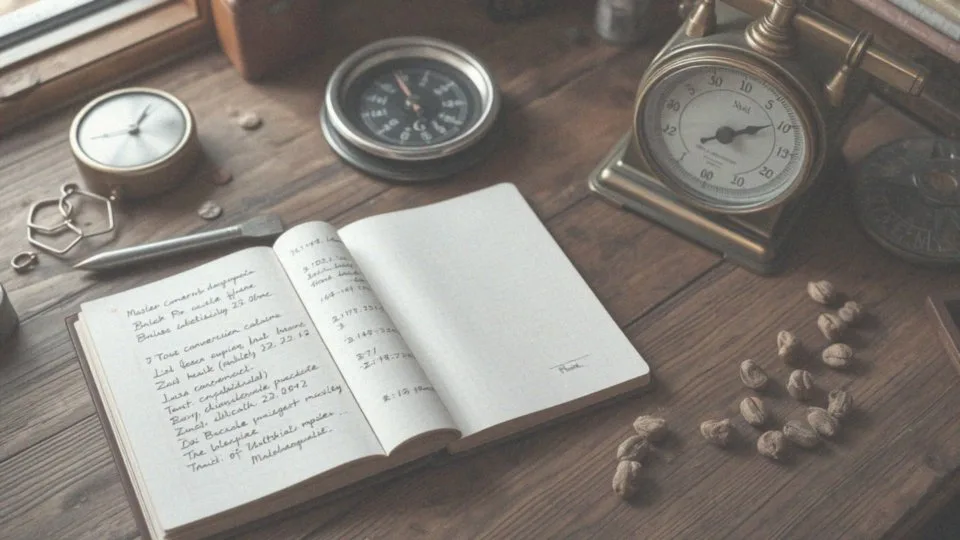 Co zawiera tabela konwersji masy?