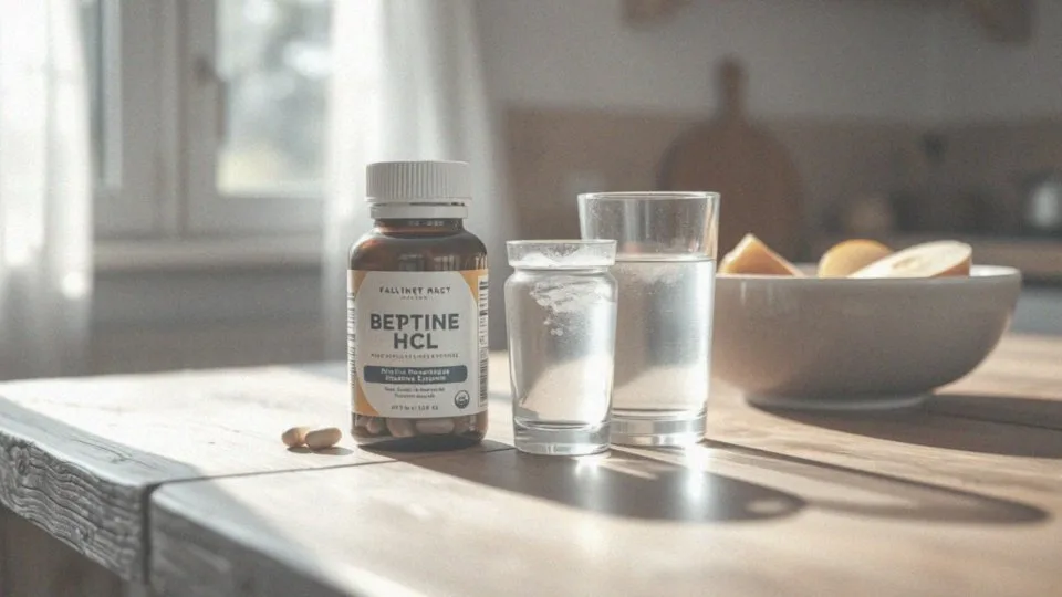 Jak betaina HCl i enzymy trawienne wpływają na pH żołądka?