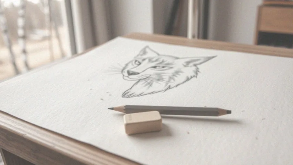 Jak konturować rysia w procesie rysowania?