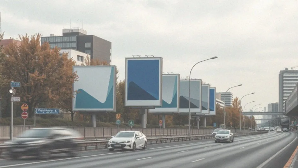 Jakie są różnice w kosztach między billboardami w Warszawie a resztą kraju?