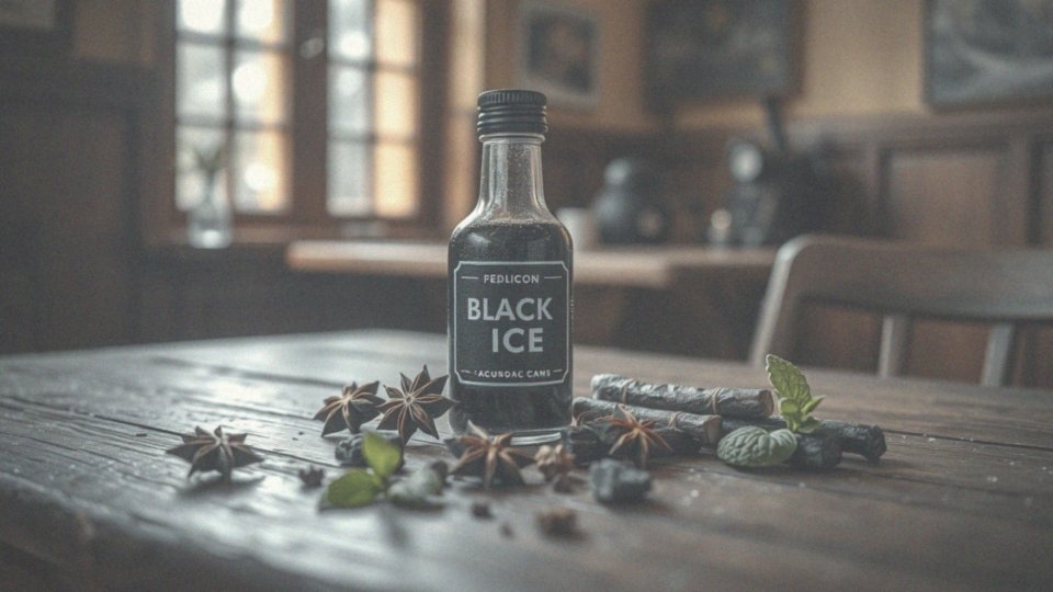 Jakie są kluczowe składniki smaku Black Ice?