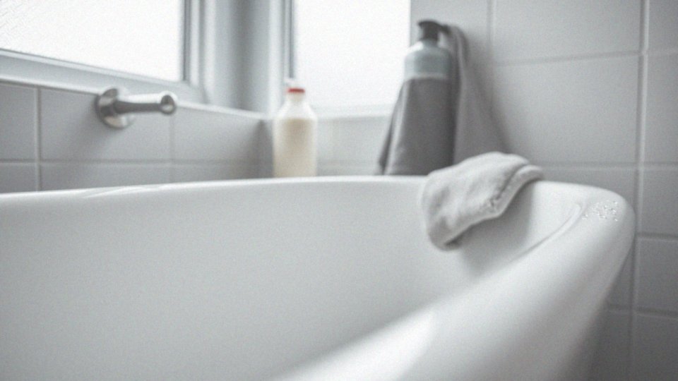 Jakie są zasady stosowania mleczka, aby nie uszkodziło powierzchni wanien?