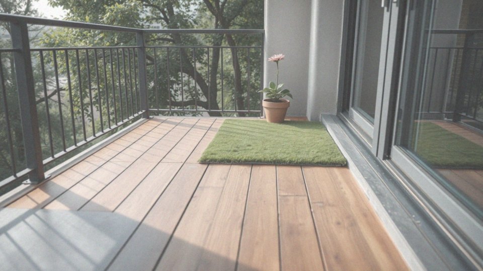 Co na balkon zamiast płytek? Sprawdź najlepsze alternatywy
