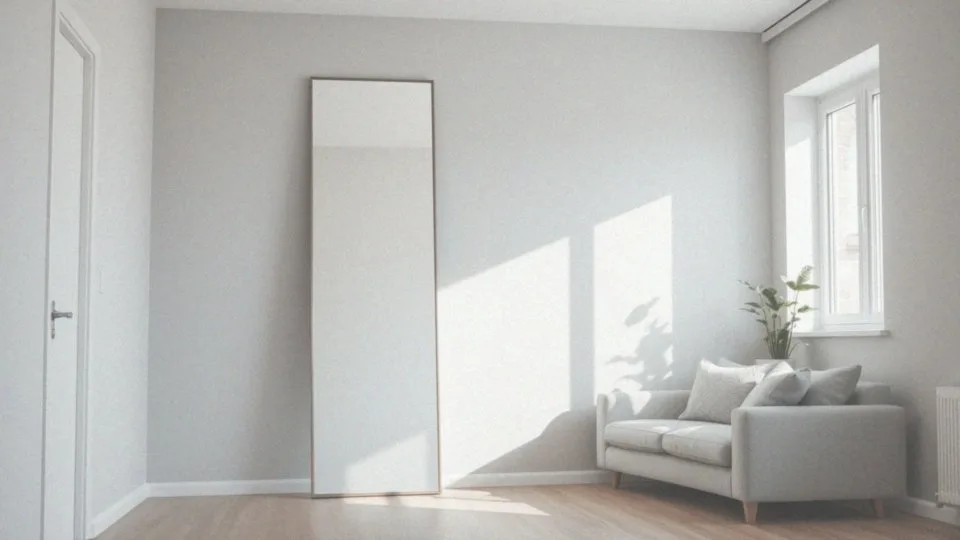 Duże lustro w salonie – aranżacje i praktyczne wskazówki