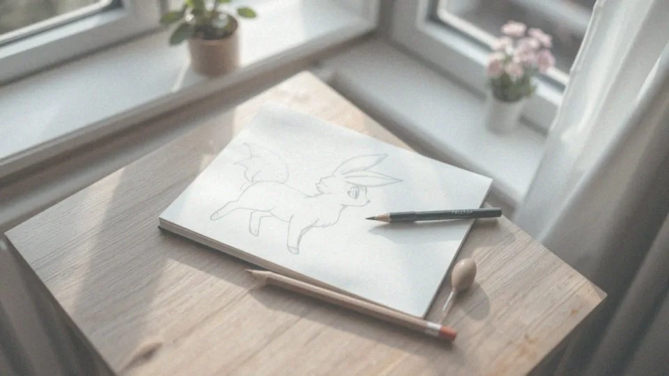 Jak narysować pokemona Eevee? Poradnik krok po kroku