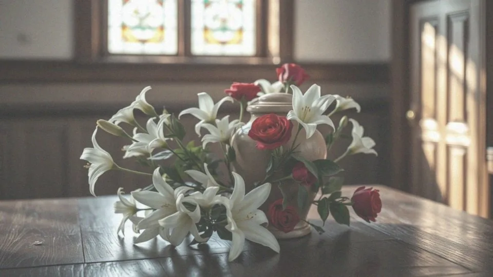 Kwiaty na pogrzebie z urną – jaki ich wybór będzie najlepszy?